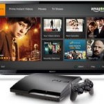 PlayStation 3 menu for Amazon Prime streaming videos
