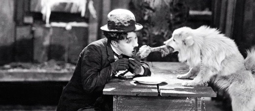 charlie chaplin on blu-ray of the Gold Rush