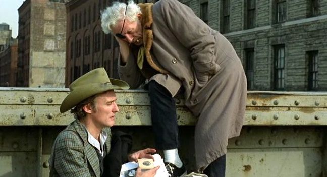 Dennis Hopper and Nicholas Ray in American Friend